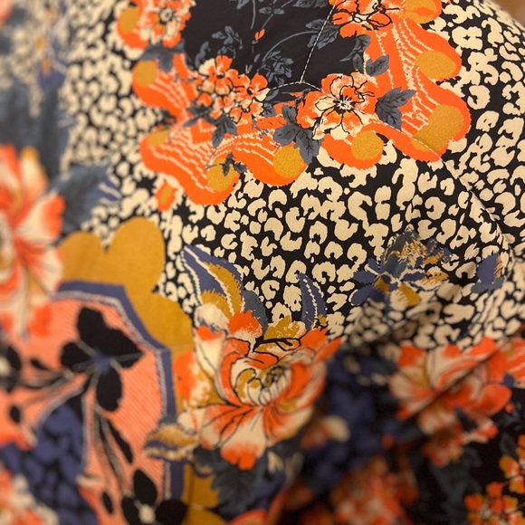 Free People Powerhouse Puffer Midnight Multicolor Jacket L $268 retail NWOT - Picture 13 of 16